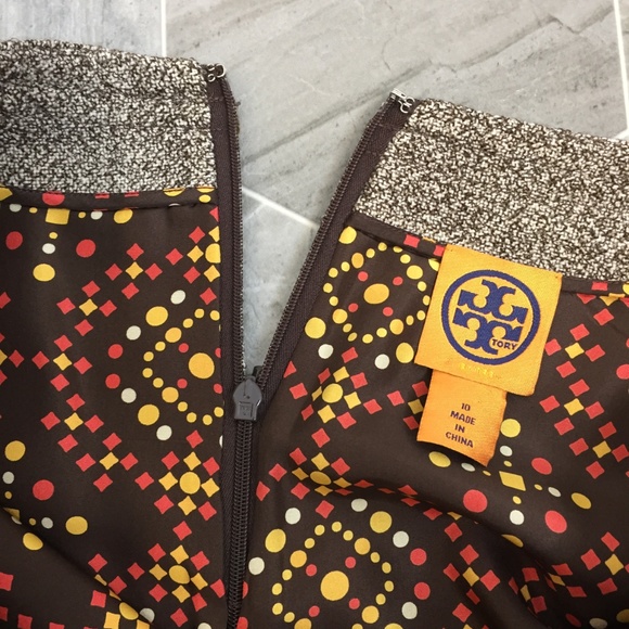 Tory Burch Brown Tweed Pencil Skirt | 10 - Picture 7 of 8